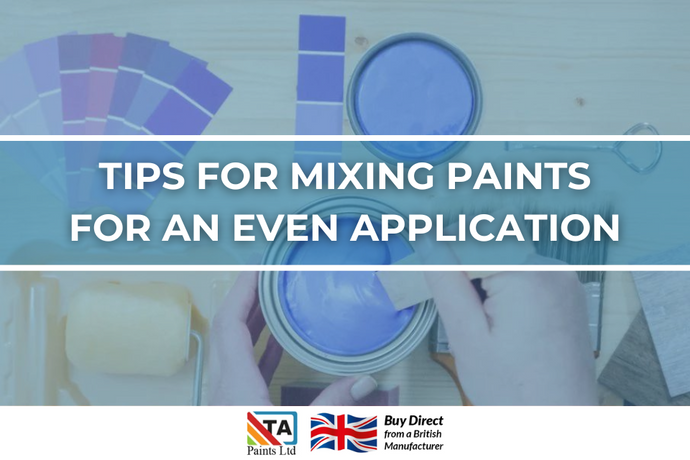 Tips for Mixing Paints for an Even Application