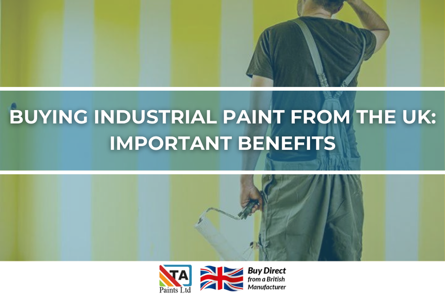 Buying Industrial Paint From The UK: Important Benefits